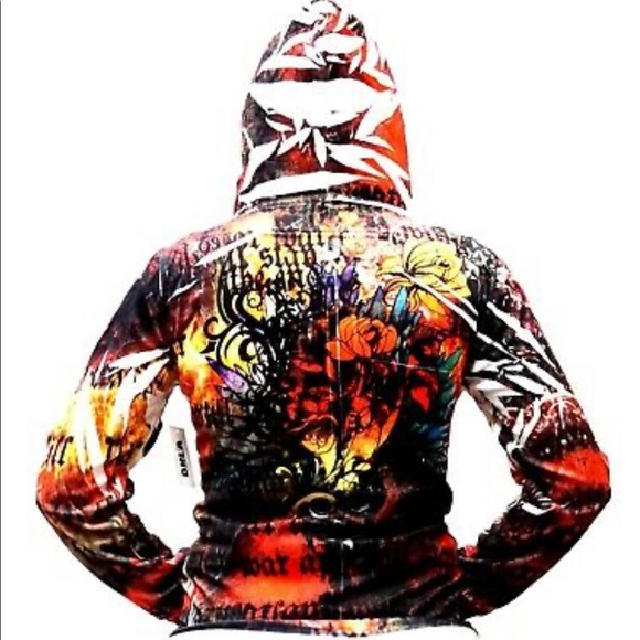 Sport Jacket Tie-dye Pattern Zip DNLA-D21 - Picture 2 of 7